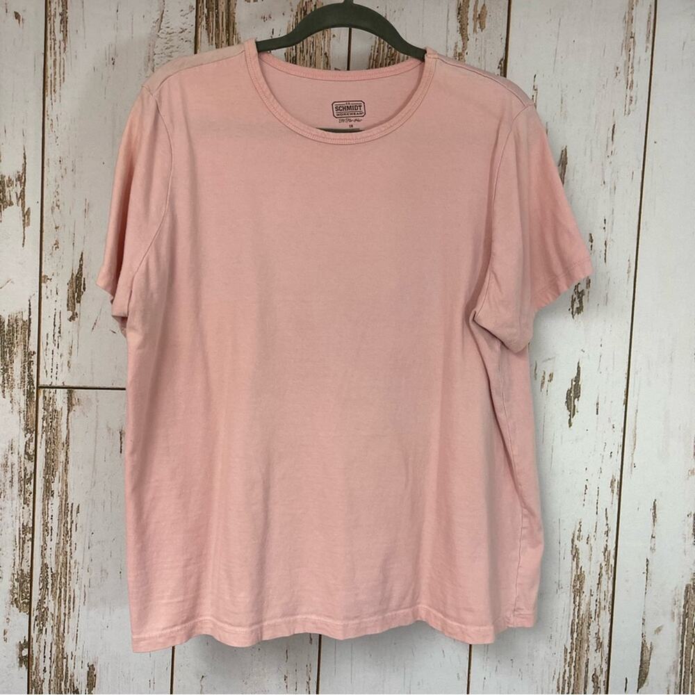 C.E. Schmidt, Pale Pink Work Shirt. Size 1X. In good used condition!